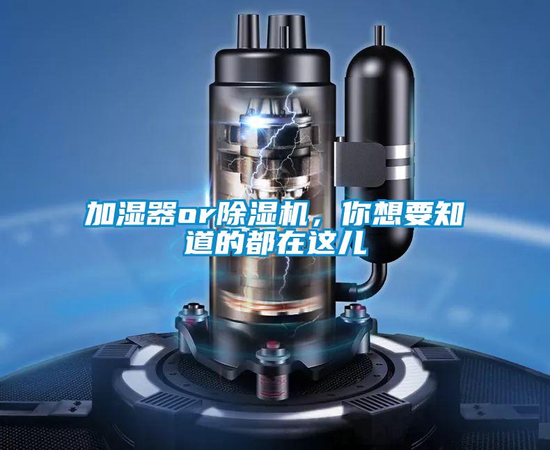加濕器or除濕機(jī)，你想要知道的都在這兒