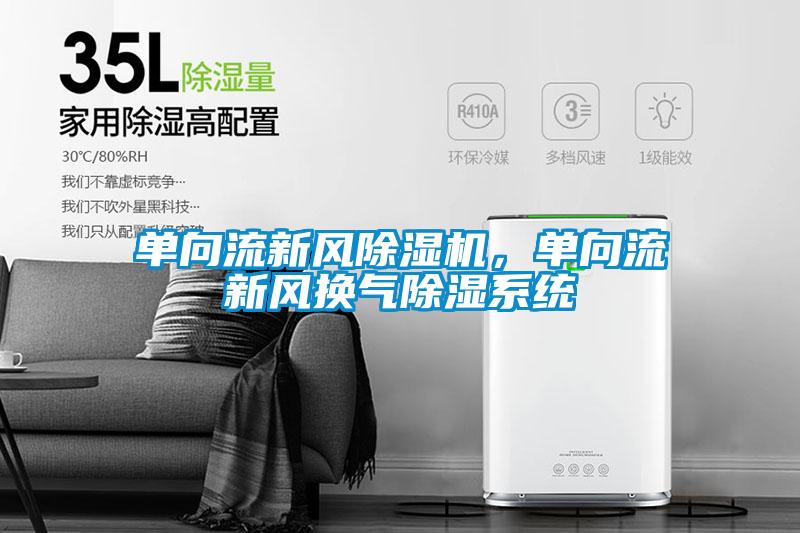單向流新風除濕機，單向流新風換氣除濕系統(tǒng)