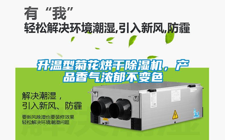 升溫型菊花烘干除濕機，產品香氣濃郁不變色