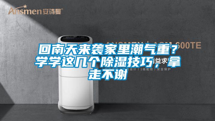 回南天來襲家里潮氣重？學學這幾個除濕技巧，拿走不謝
