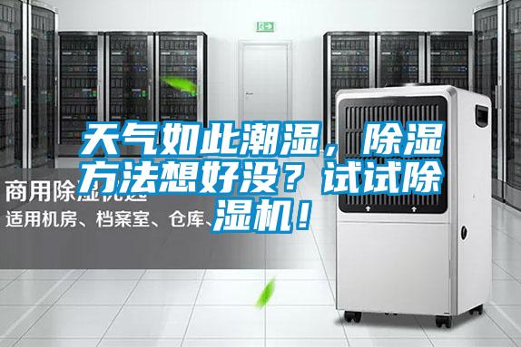 天氣如此潮濕，除濕方法想好沒？試試除濕機(jī)！