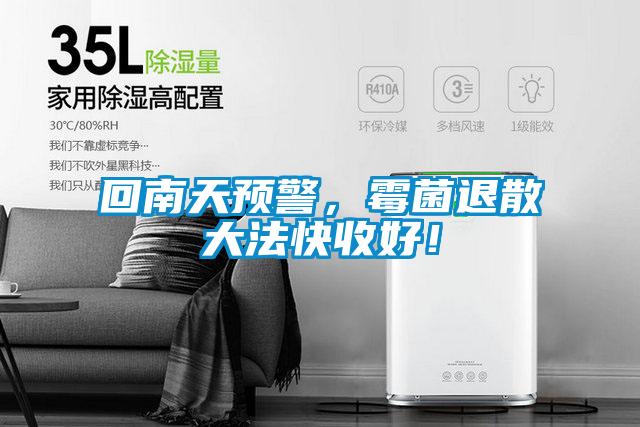 回南天預(yù)警，霉菌退散大法快收好！