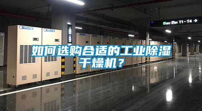 如何選購合適的工業(yè)除濕干燥機(jī)？