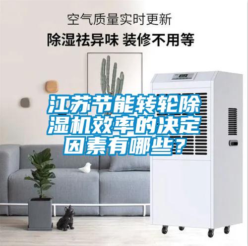 江蘇節(jié)能轉(zhuǎn)輪除濕機效率的決定因素有哪些？