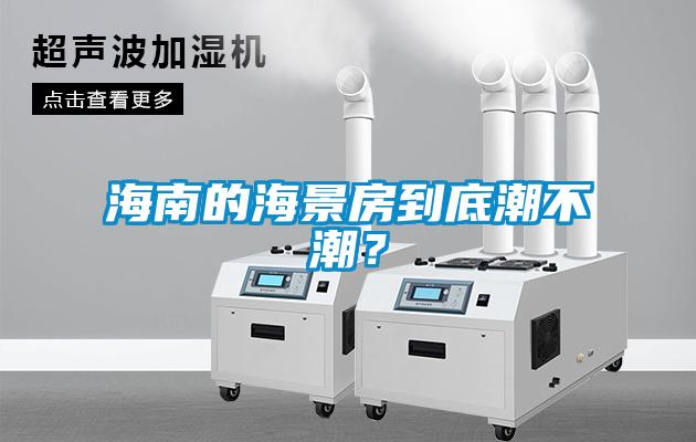 海南的海景房到底潮不潮？