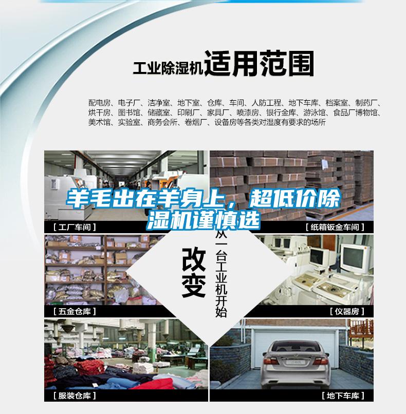 羊毛出在羊身上，超低價(jià)除濕機(jī)謹(jǐn)慎選