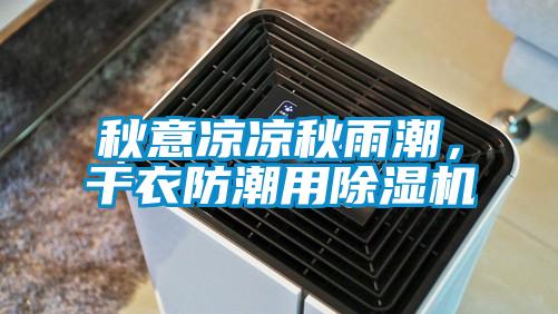 秋意涼涼秋雨潮，干衣防潮用除濕機(jī)