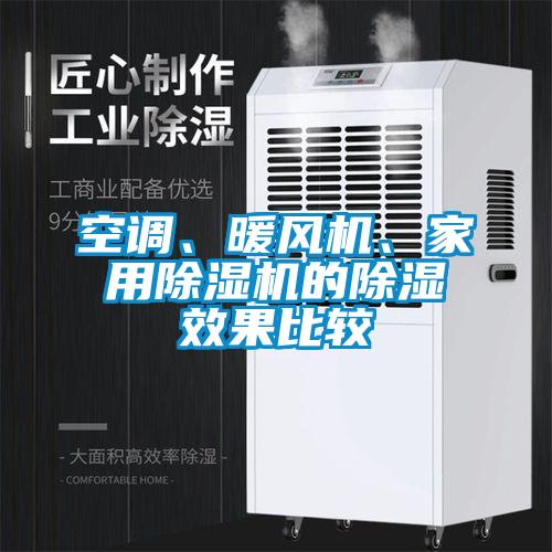 空調(diào)、暖風(fēng)機(jī)、家用除濕機(jī)的除濕效果比較
