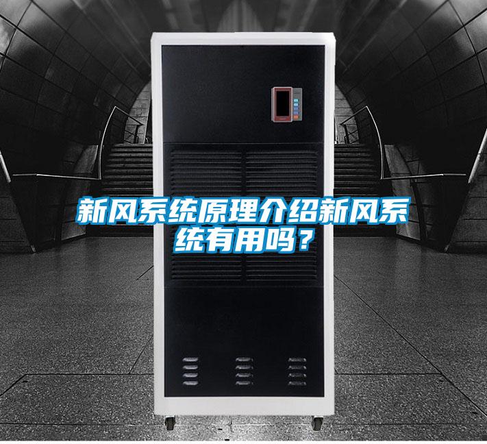 新風(fēng)系統(tǒng)原理介紹新風(fēng)系統(tǒng)有用嗎？