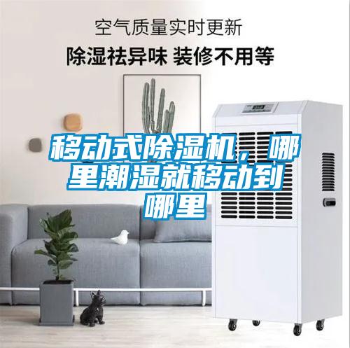 移動式除濕機，哪里潮濕就移動到哪里