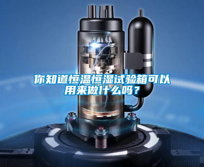 你知道恒溫恒濕試驗(yàn)箱可以用來(lái)做什么嗎？