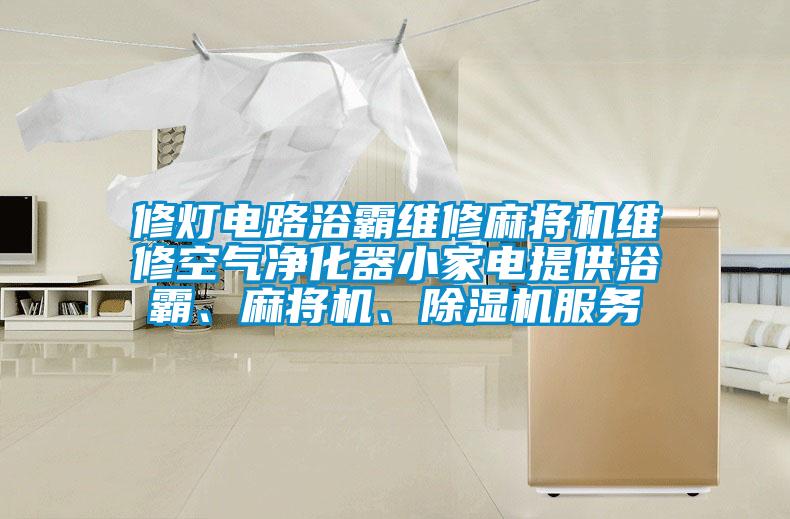 修燈電路浴霸維修麻將機(jī)維修空氣凈化器小家電提供浴霸、麻將機(jī)、除濕機(jī)服務(wù)