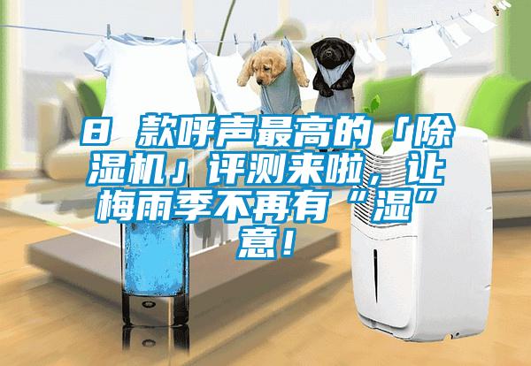 8 款呼聲最高的「除濕機」評測來啦，讓梅雨季不再有“濕”意！