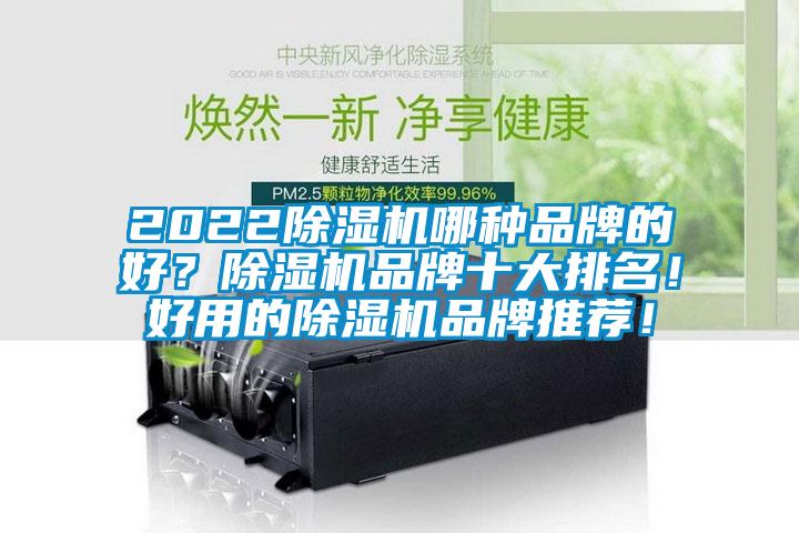 2022除濕機(jī)哪種品牌的好？除濕機(jī)品牌十大排名！好用的除濕機(jī)品牌推薦！