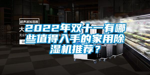 2022年雙十一有哪些值得入手的家用除濕機(jī)推薦？