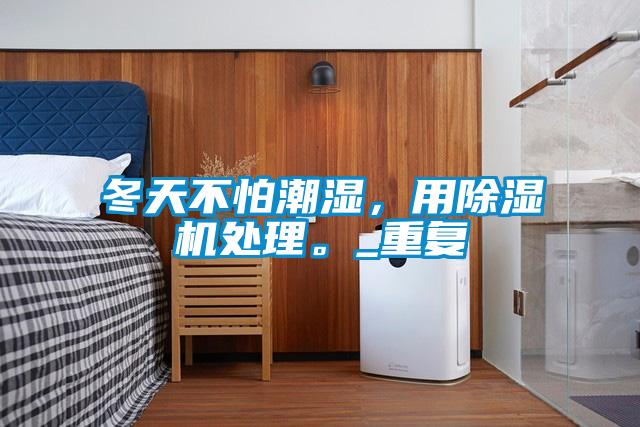 冬天不怕潮濕，用除濕機處理。_重復