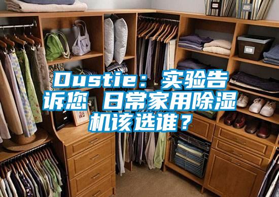 Dustie：實驗告訴您 日常家用除濕機該選誰？