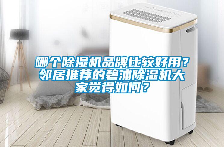哪個除濕機品牌比較好用？鄰居推薦的碧浦除濕機大家覺得如何？