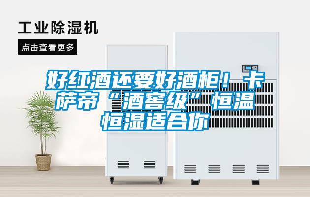 好紅酒還要好酒柜！卡薩帝“酒窖級”恒溫恒濕適合你