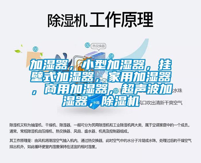 加濕器，小型加濕器，掛壁式加濕器，家用加濕器，商用加濕器，超聲波加濕器，除濕機(jī)