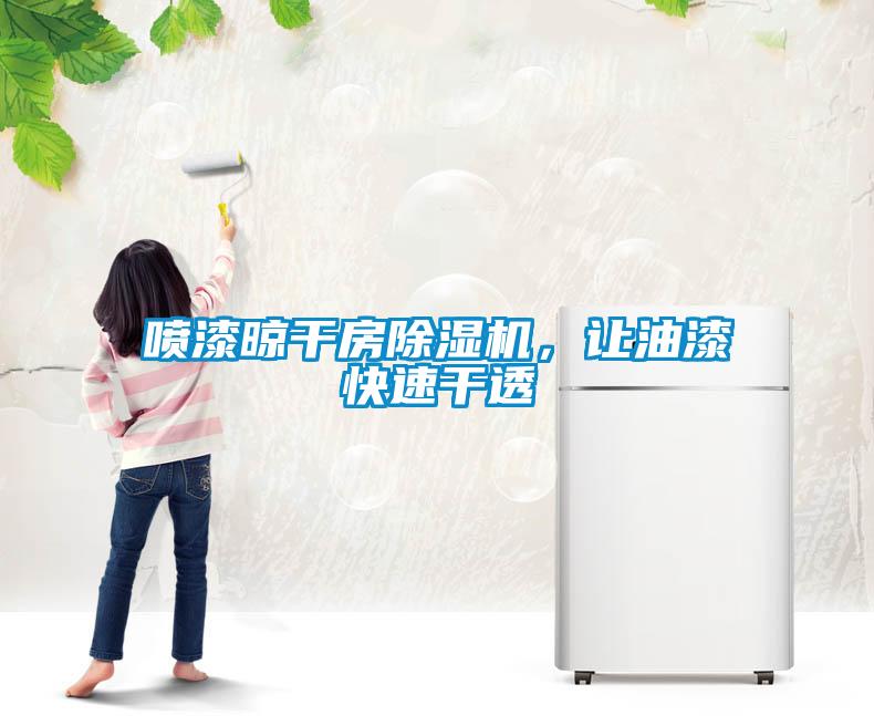 噴漆晾干房除濕機(jī)，讓油漆快速干透
