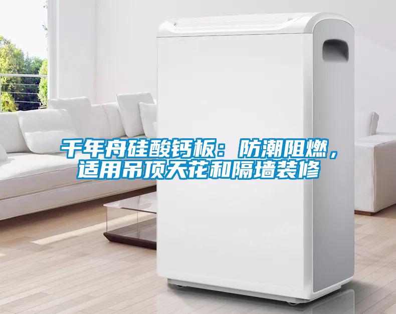 千年舟硅酸鈣板：防潮阻燃，適用吊頂天花和隔墻裝修