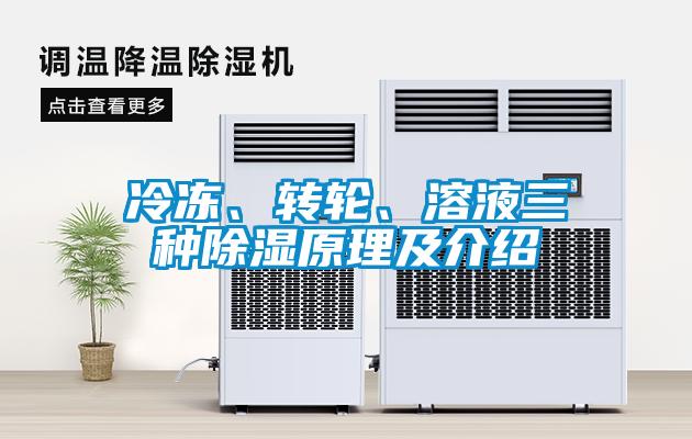 冷凍、轉(zhuǎn)輪、溶液三種除濕原理及介紹