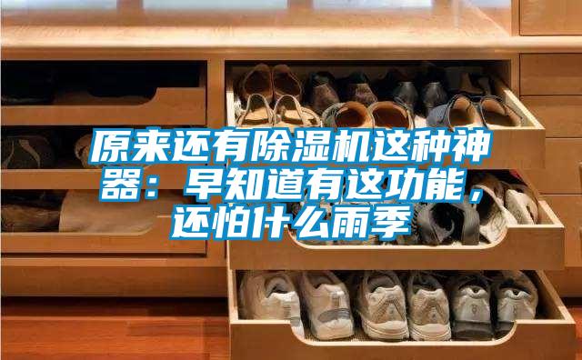 原來(lái)還有除濕機(jī)這種神器：早知道有這功能，還怕什么雨季