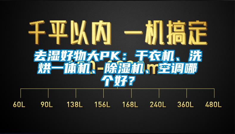 去濕好物大PK：干衣機、洗烘一體機、除濕機、空調(diào)哪個好？