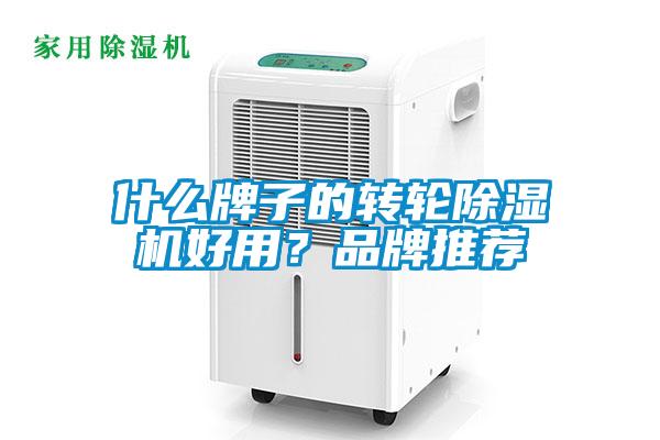 什么牌子的轉輪除濕機好用？品牌推薦
