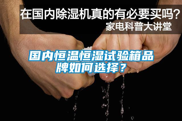 國(guó)內(nèi)恒溫恒濕試驗(yàn)箱品牌如何選擇？