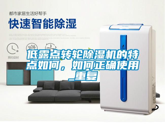 低露點(diǎn)轉(zhuǎn)輪除濕機(jī)的特點(diǎn)如何，如何正確使用_重復(fù)
