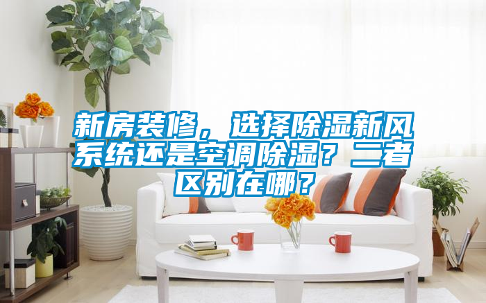 新房裝修，選擇除濕新風(fēng)系統(tǒng)還是空調(diào)除濕？二者區(qū)別在哪？