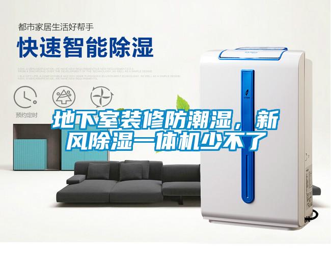 地下室裝修防潮濕，新風除濕一體機少不了