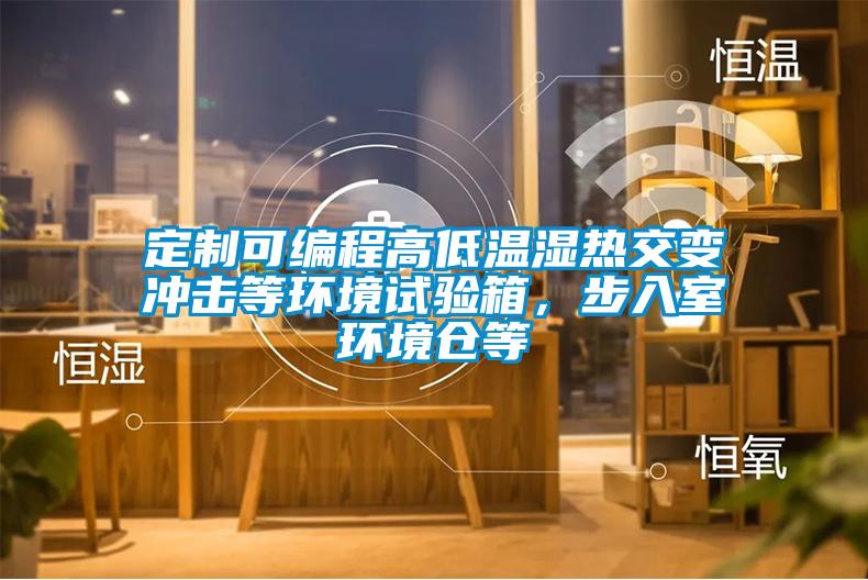 定制可編程高低溫濕熱交變沖擊等環(huán)境試驗(yàn)箱，步入室環(huán)境倉(cāng)等