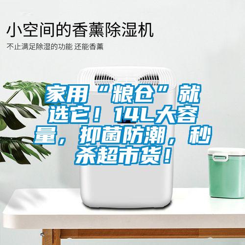 家用“糧倉”就選它！14L大容量，抑菌防潮，秒殺超市貨！