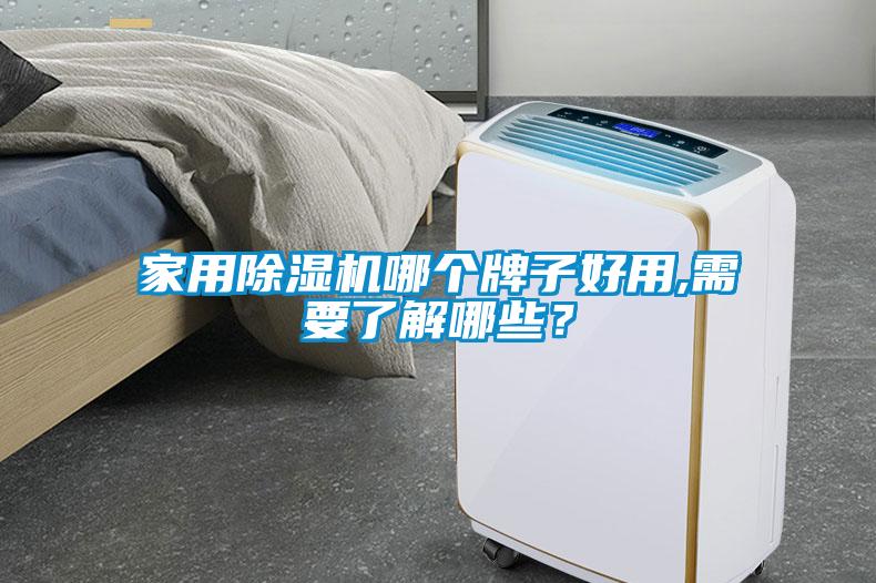 家用除濕機哪個牌子好用,需要了解哪些？