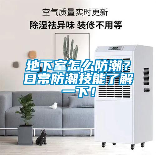 地下室怎么防潮？日常防潮技能了解一下！