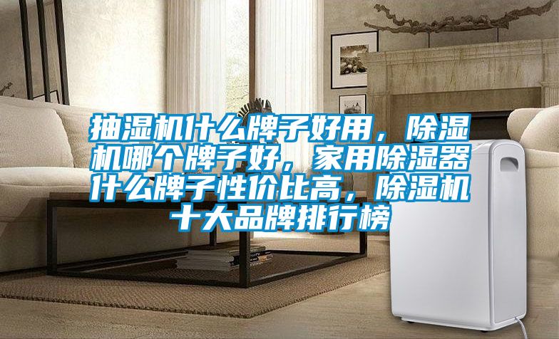 抽濕機什么牌子好用，除濕機哪個牌子好，家用除濕器什么牌子性價比高，除濕機十大品牌排行榜