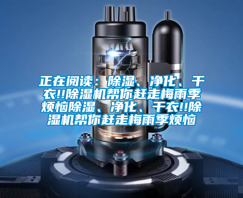 正在閱讀：除濕、凈化、干衣!!除濕機幫你趕走梅雨季煩惱除濕、凈化、干衣!!除濕機幫你趕走梅雨季煩惱