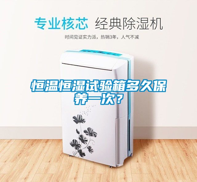 恒溫恒濕試驗(yàn)箱多久保養(yǎng)一次？