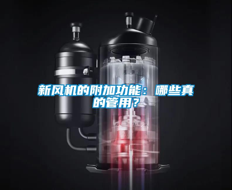 新風機的附加功能：哪些真的管用？