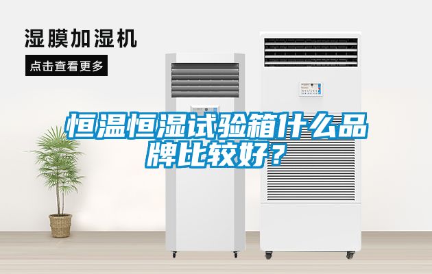 恒溫恒濕試驗(yàn)箱什么品牌比較好？