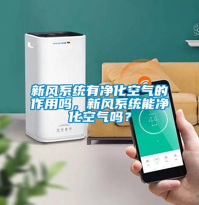 新風(fēng)系統(tǒng)有凈化空氣的作用嗎，新風(fēng)系統(tǒng)能凈化空氣嗎？