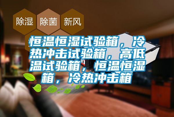 恒溫恒濕試驗(yàn)箱，冷熱沖擊試驗(yàn)箱，高低溫試驗(yàn)箱，恒溫恒濕箱，冷熱沖擊箱