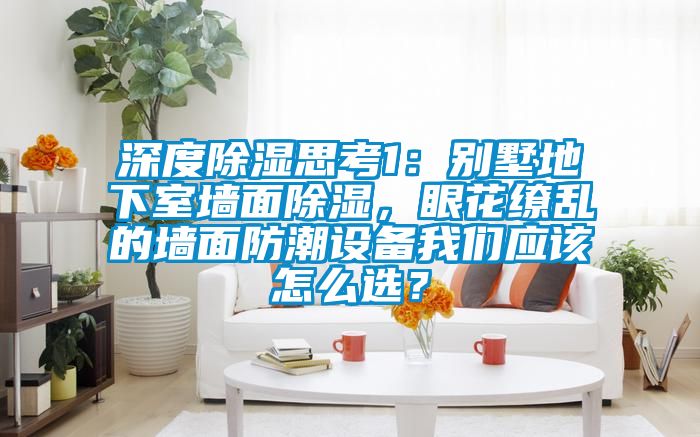 深度除濕思考1：別墅地下室墻面除濕，眼花繚亂的墻面防潮設(shè)備我們應(yīng)該怎么選？