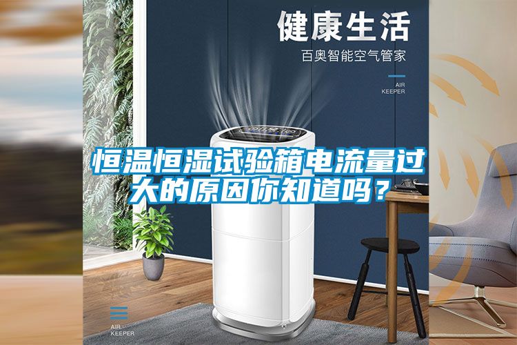恒溫恒濕試驗(yàn)箱電流量過大的原因你知道嗎？