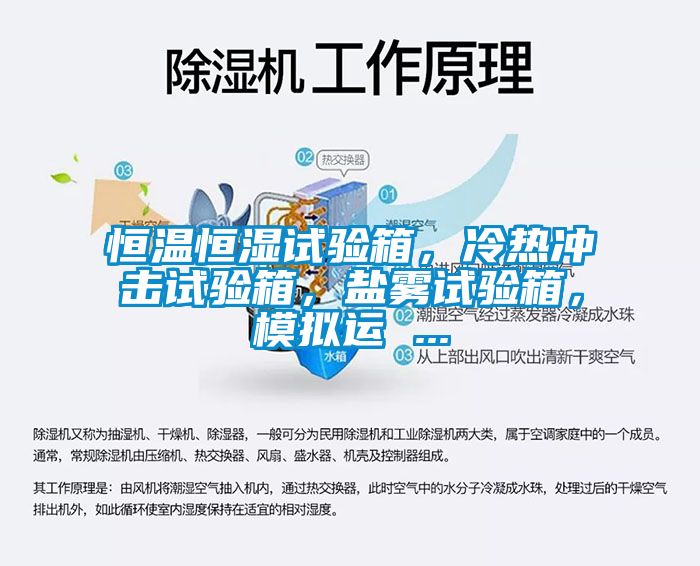 恒溫恒濕試驗箱，冷熱沖擊試驗箱，鹽霧試驗箱，模擬運 ...