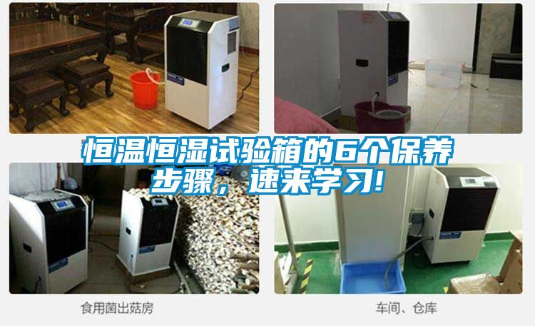 恒溫恒濕試驗(yàn)箱的6個(gè)保養(yǎng)步驟，速來學(xué)習(xí)!