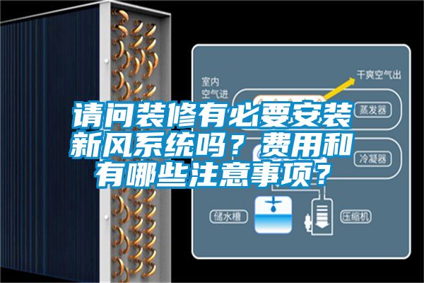 請問裝修有必要安裝新風系統嗎？費用和有哪些注意事項？